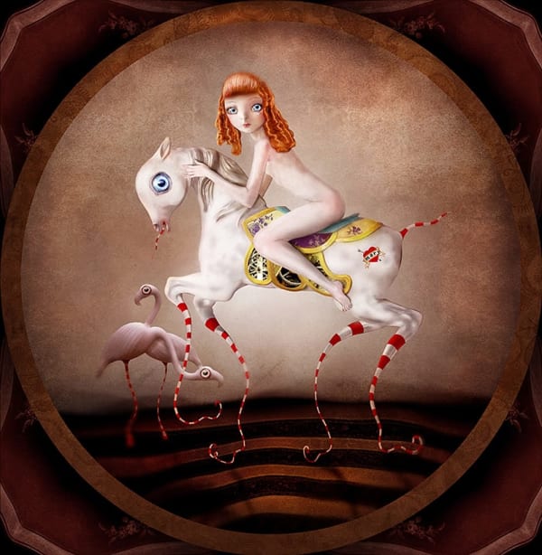 Natalie Shau Numinous Ride, 2009 Digital illustration on paper 58,6 x 60 cm