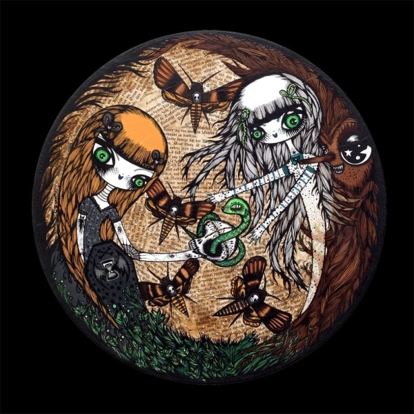 Ciou Back from the Grave, 2008 Mixed media, acrylic, ink and collage 30 cm