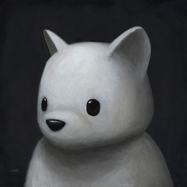 Luke Chueh, White on Black, 2022