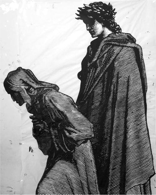 Sten, Lex and Lucamaleonte Untitled #1, 2008 Mixed Media 300 x 180 cm