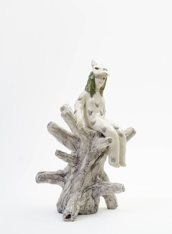 Clémentine De Chabaneix Owllie, 2025 Glazed Ceramic 44 x 30 x 25 cm, 17.3 x 11.8 x 9.8 in