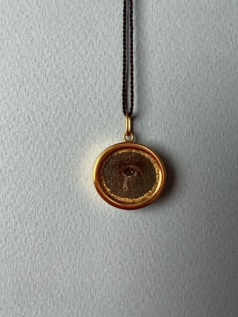 Alessandra Montesi, Lover Eye necklace red, 2022