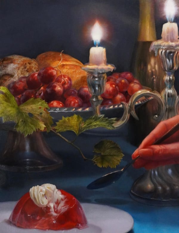 Kana Tsumura, The dining table with candle light, 2024