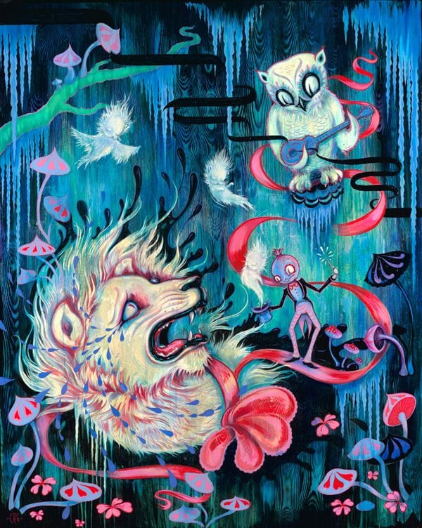 Camille Rose Garcia, A Ghost Is Born, Limited Edition Print