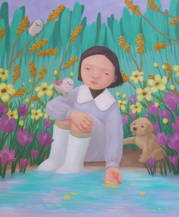 Yu Gyeong Cheon My dream forest, 2023 Oil on canvas 60.6 x 80.3 cm