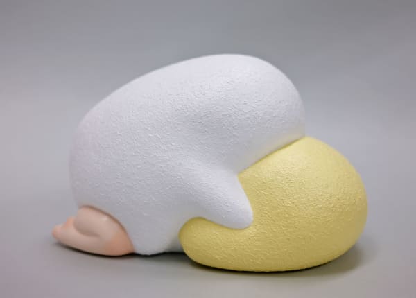 Kanako Ozawa The Twilight Of Joy, 2025 Acrylic, Stone Dust, Cheesecloth 24 x 16 x 15 cm 9.4 x 6.2 x 5.9 in