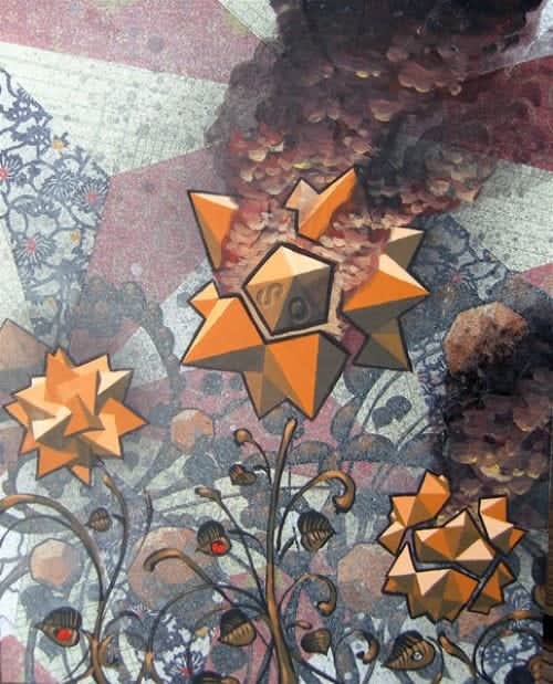 Damon Soule Flower so Hot , 2007 Mixed Media 15 x 20 cm