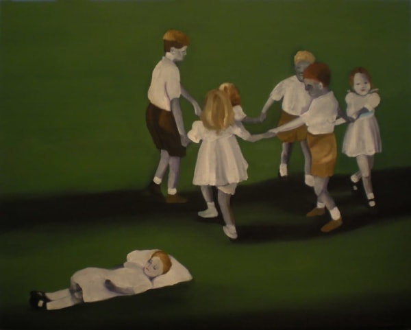 Silvia Idili Rito magico, 2010 Oil on board 50 x 40 cm