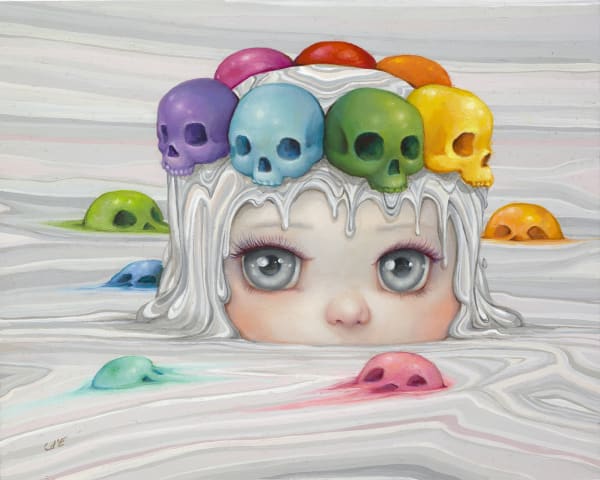 Camilla D'Errico Capucina, 2017 Oil On Wood Panel 20 x 25,5