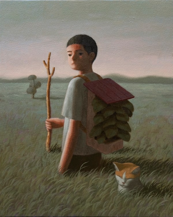 Mister Sasquatch Meadow, 2025 Acrylic on canvas 77 x 61 cm 30.3 x 24 inch