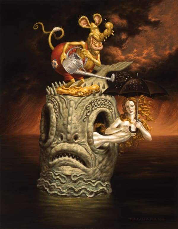 Todd Schorr Lost at sea, 2010 Acrylic on canvas 36 x 46 cm