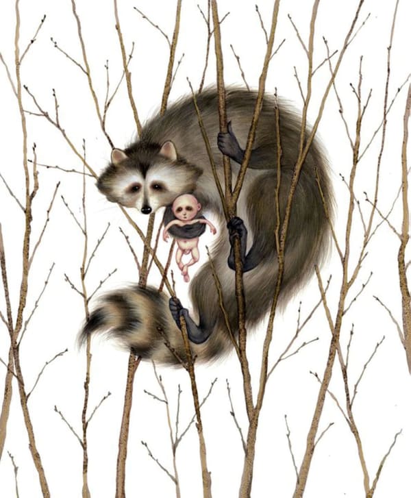 Anita Kunz Bandit, 2014 Acrylic on board 61 x 43 cm