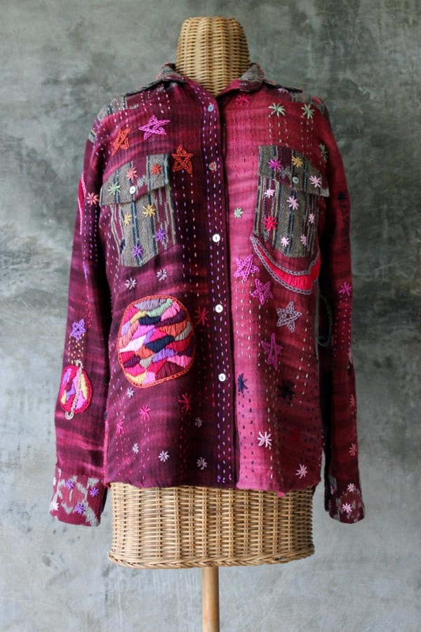 IKKIM'O, Kimono Shirt E. Western Embro H/2027, 2021