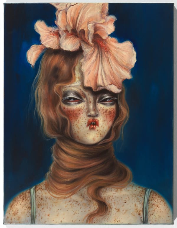 Miss Van Pale Moonlight Muse V, 2020 Oil on Canvas 66 x 50 cm 26 x 20 inch