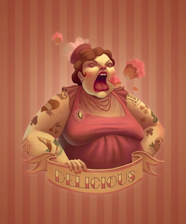 Laura Wachter Delicious, 2009 Digital on canvas 127 x 152 cm