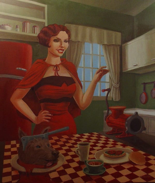 Laura Wachter Per Mangiarti Meglio, 2009 Oil on canvas 127 x 152 cm