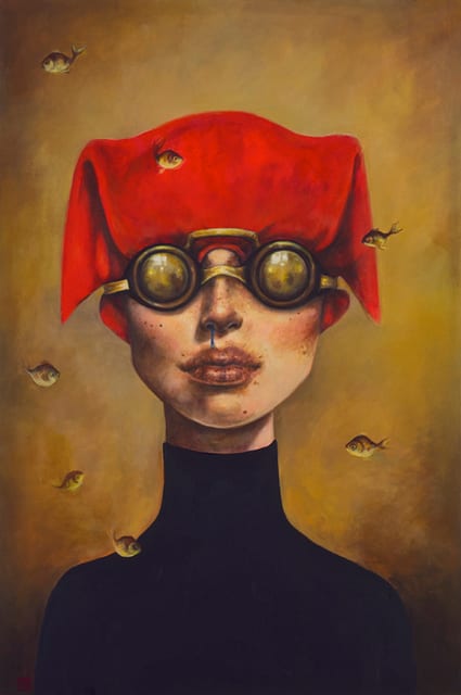 Afarin Sajedi Deep, 2012 Acrylic on canvas 100 x 150 cm