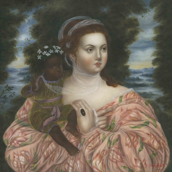 Fatima Ronquillo, Mother and Child at Daybreak, 2021