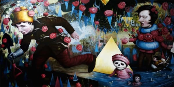 Tim McCormick Lost in Time, 2007 Oil on board 213 x 106 cm