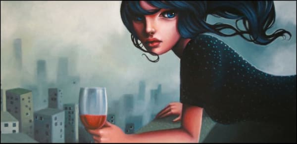 Sarah Joncas The Edge of the World, 2007 Oil on canvas 28 x 60 cm