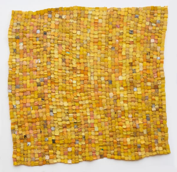 Serge Attukwei Clottey Leadership, 2020 Plastic and copper wire 86 x 87 in 218.44 x 220.98 cm