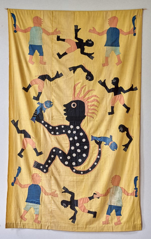 Yémadjé family (Kingdom of Dahomey, Republic of Benin), Appliqued hanging, early 20th century