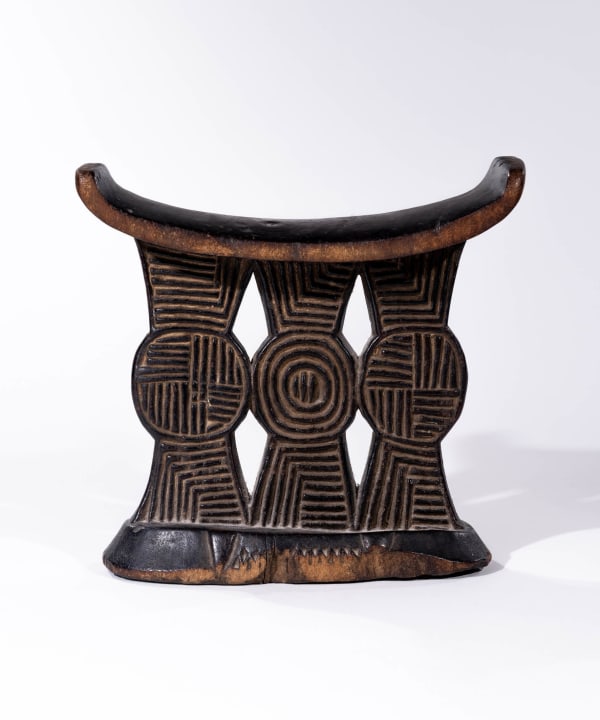 Madame, Headrest, Anonymous Shona Artist, Zimbabwe, Wood, Duende Art Projects