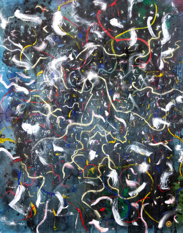 Sibusiso Ngwazi A Thought of no return, 2023 240 x 162 cm