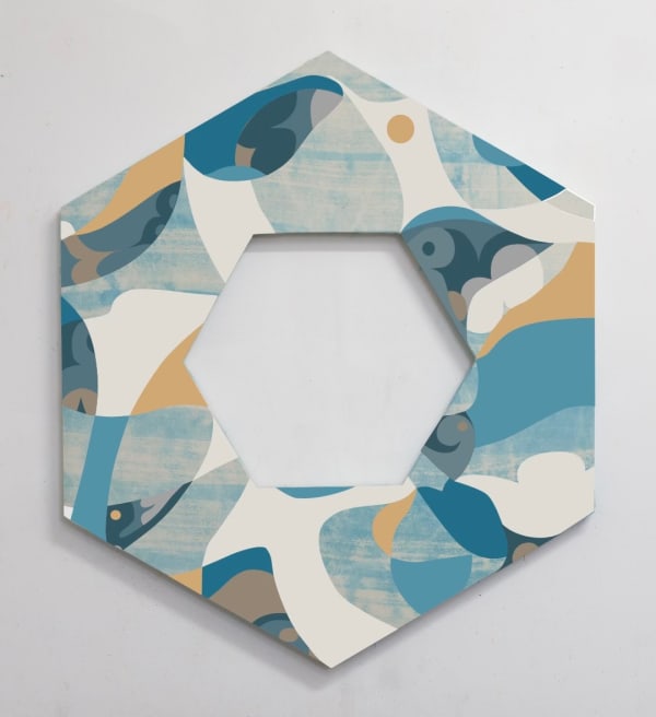 Debbi Kenote Blewit, 2024 Acrylique et teinture sur toile / Acrylic and dye on canvas 40 x 35 inches 101.6 x 88.9 cm