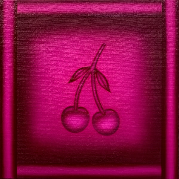 Mathew Tom, Cherries (Magenta), 2023