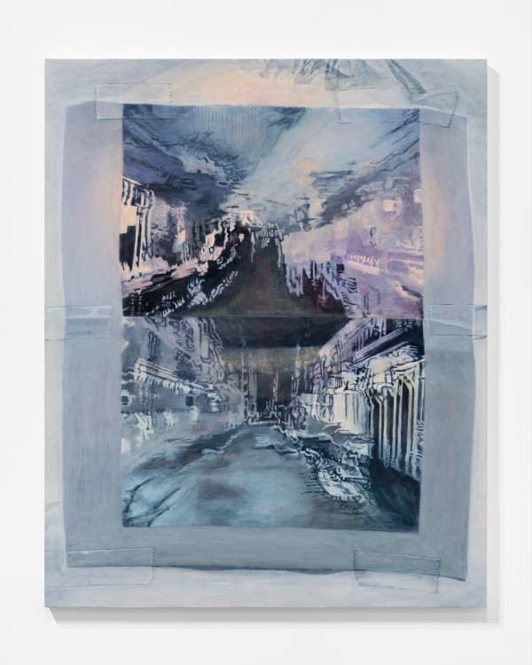 Megan Wade-Darragh Antumbra, 2024 Huile sur panneau / Oil on wood panel 30 x 24 inches 76.2 x 61 cm