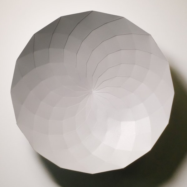 Matt Shlian, Vault in Iridescent White (crystal), 2025