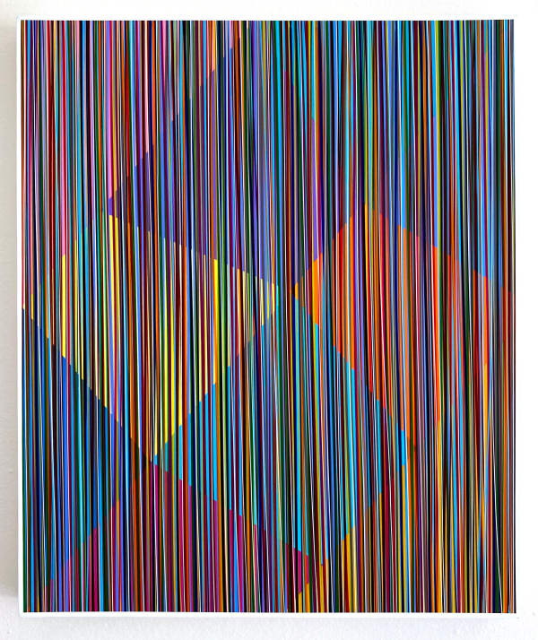 Bradley Harms, (Line Work) Scarab Orange, 2021