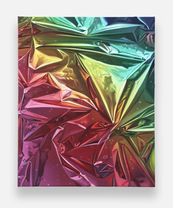 Shawn Huckins Gradient Mylar With Stars, 2025 Huile sur toile / Oil on canvas 20 x 16 inches 50.8 x 40.6 cm