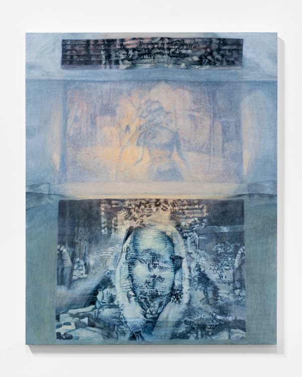 Megan Wade-Darragh Shroud, 2024 Huile sur panneau / Oil on wood panel 30 x 24 inches 76.2 x 61 cm