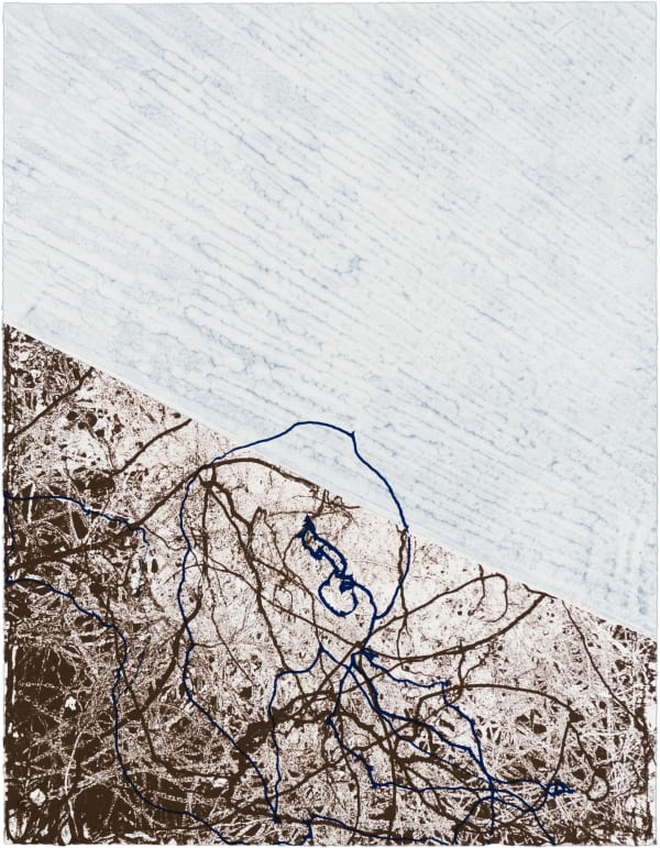 Emil Lukas Double Event Larva 1909 Mono Print