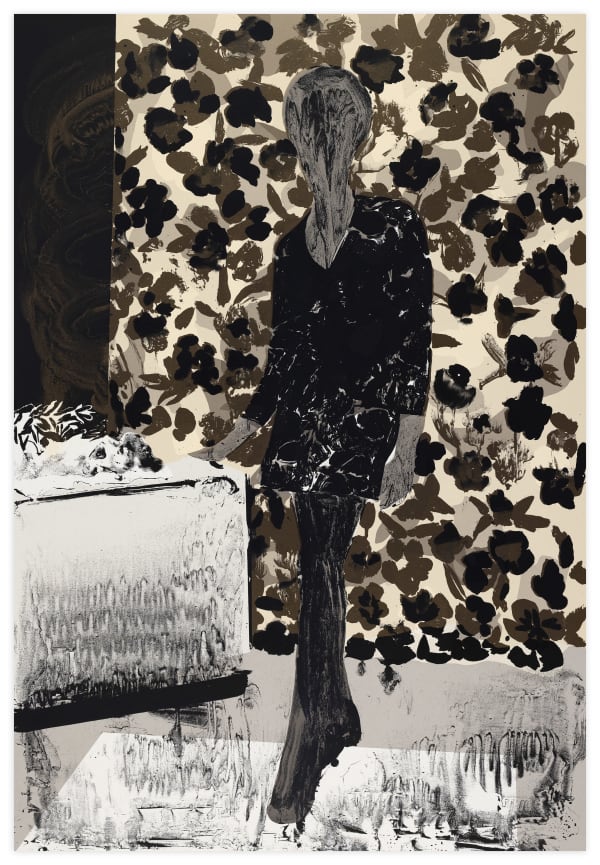 Hurvin Anderson Mrs. S. Keita Gold Print Edition