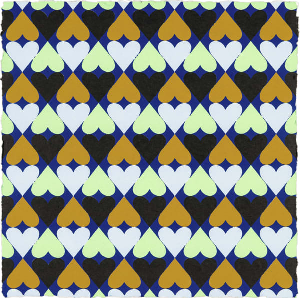 Polly Apfelbaum, There Are Many Hearts (Baby Heart) 9, 2020