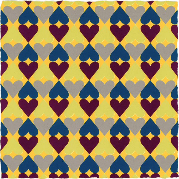 Polly Apfelbaum, There Are Many Hearts (Baby Heart) 3, 2020