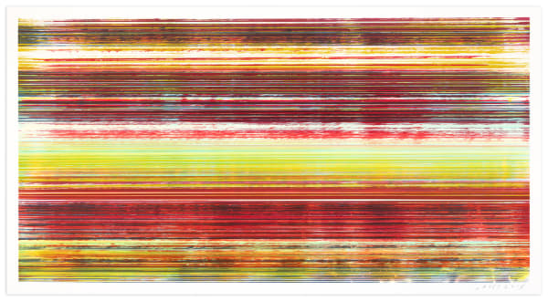 James Jamie Nares Durham Press Iron Horse Series Screenprint monoprints