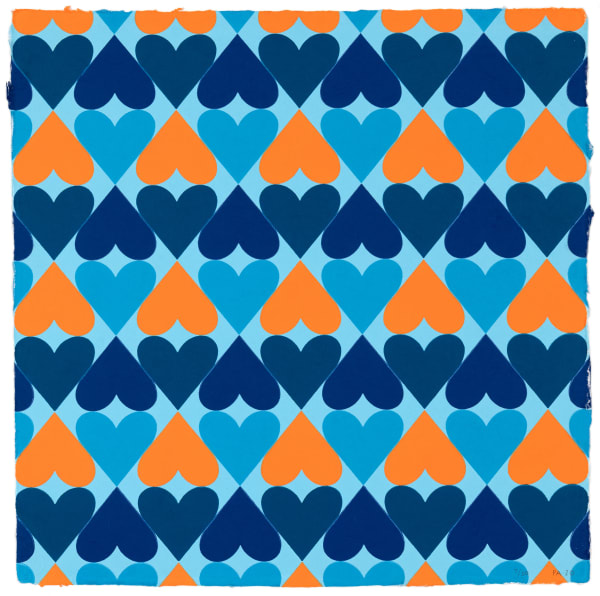 Polly Apfelbaum Heart & Soul Blue Print Edition