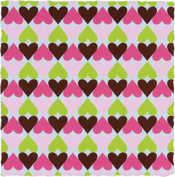 Polly Apfelbaum, There Are Many Hearts (Baby Heart) 4, 2020