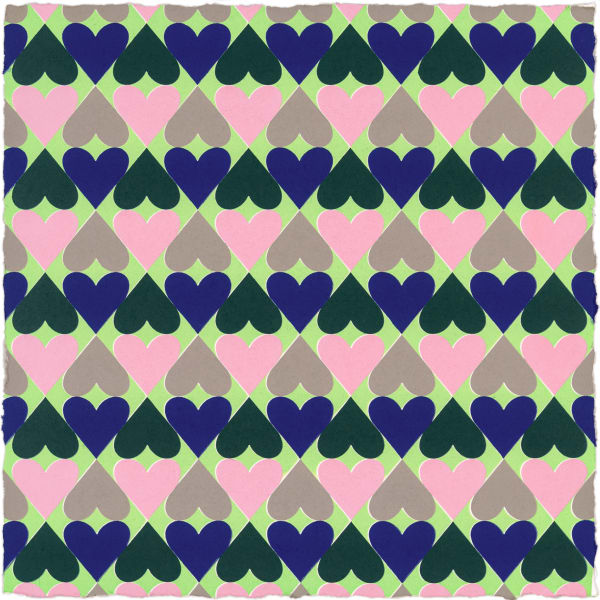 Polly Apfelbaum, There Are Many Hearts (Baby Heart) 6, 2020