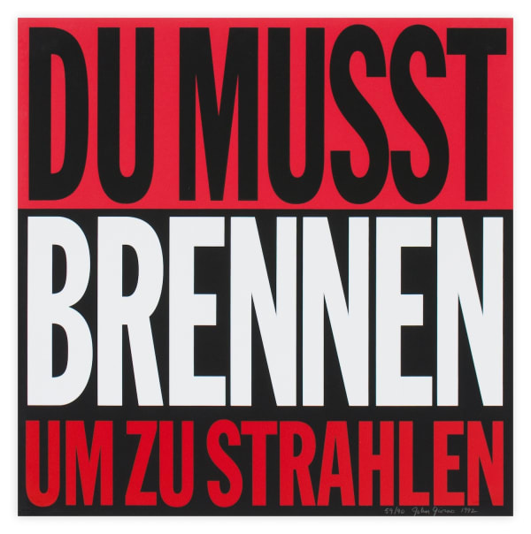 Du Musst Brennen Um Zu Strahlen