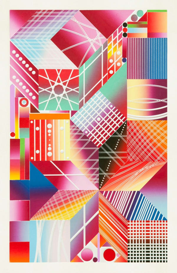 Polly Apfelbaum, Atomic Mystic Aura 7, 2017
