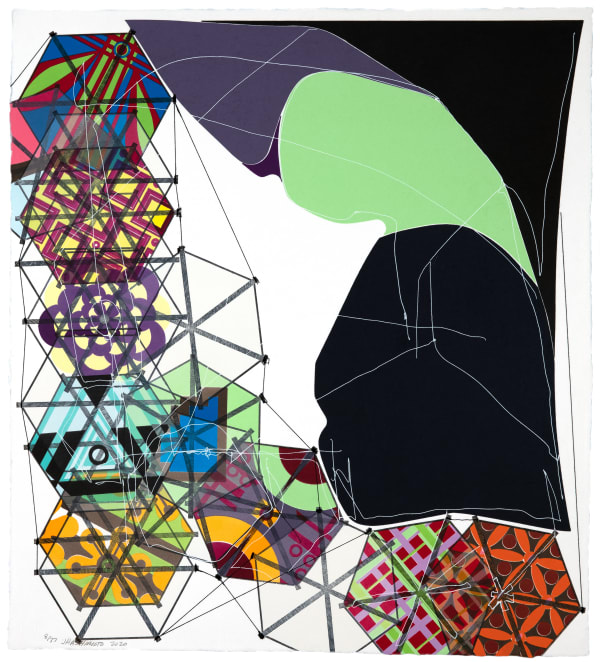 Jacob Hashimoto, The Necessary Invention of the Mind, XII, 2020