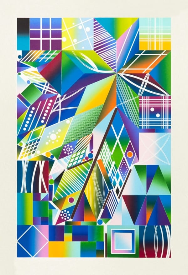 Polly Apfelbaum, Atomic Mystic Cosmic 14, 2017