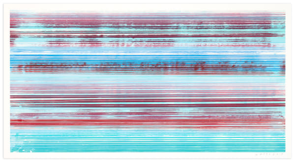 James Jamie Nares Durham Press Iron Horse Series Screenprint monoprints