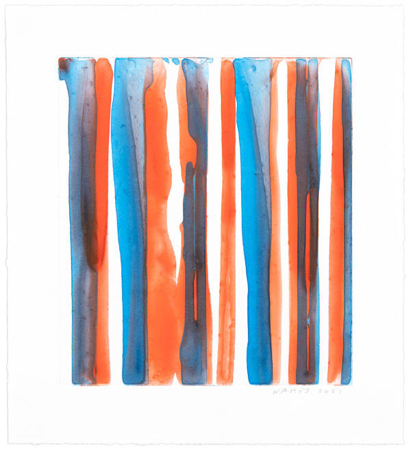 James Jamie Nares Durham Press Limited Unique Watercolor Monotype