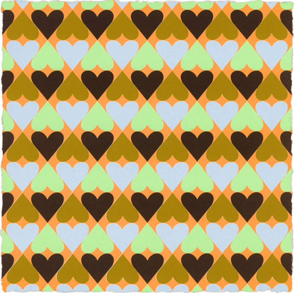 Polly Apfelbaum, There Are Many Hearts (Baby Heart) 5, 2020